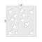Ginkgo Wallpaper Wall Stencil | 2691 by Designer Stencils | Floral Stencils | Reusable Art Craft Stencils for Painting on Walls, Canvas, Wood | Reusable Plastic Paint Stencil for Home Makeover | Easy to Use & Clean Art Stencil